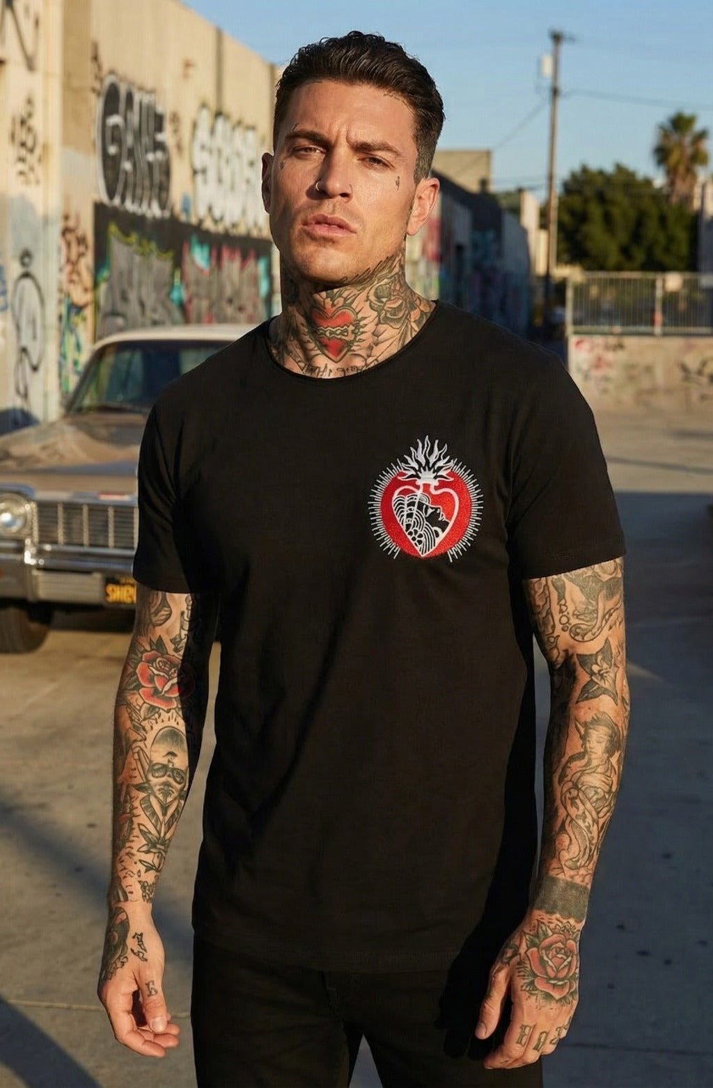 Sacred Herz-Slim Fit+Embroidery