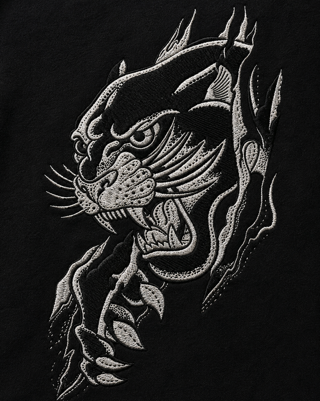 Hoodie Panter+Embroidery