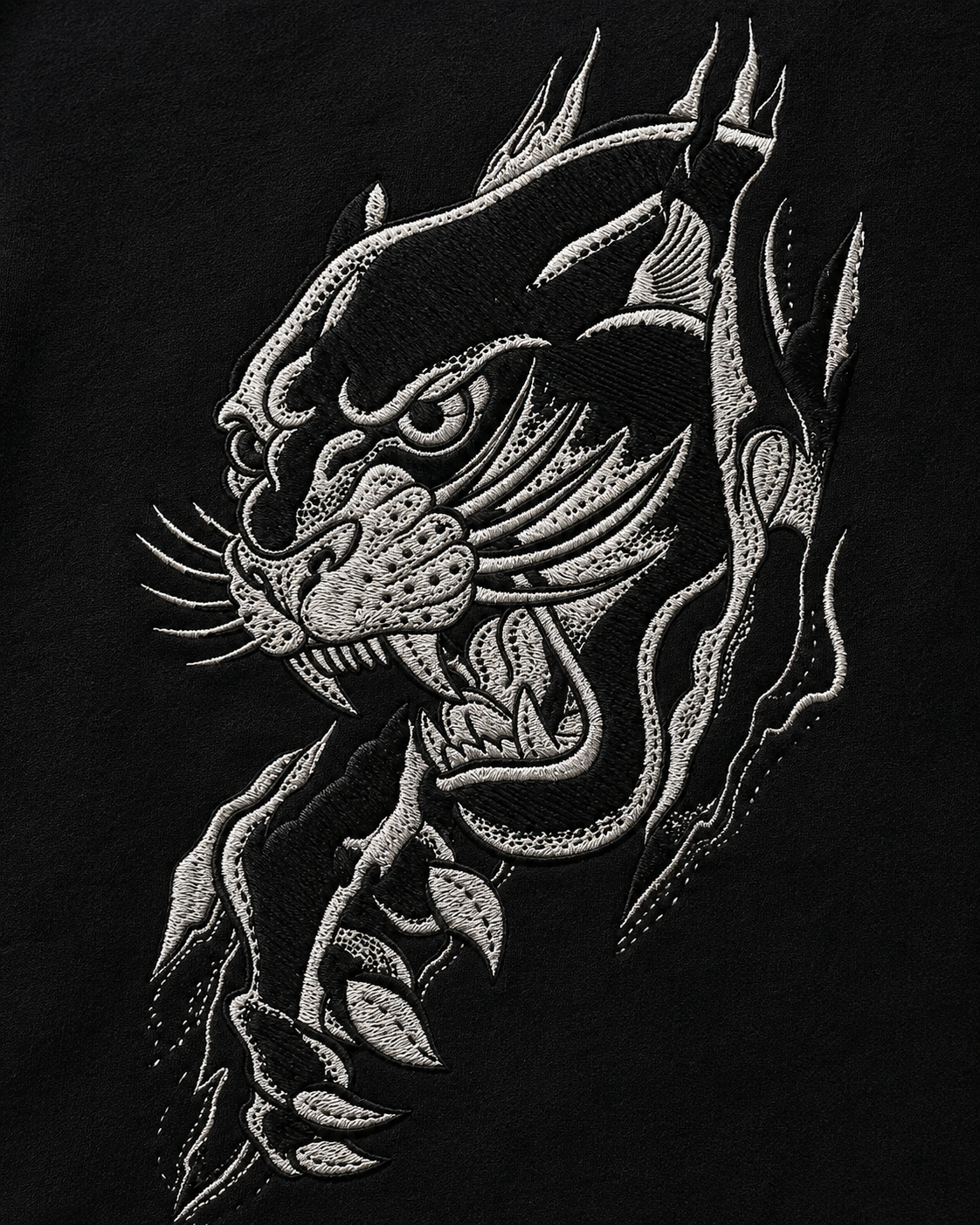 Hoodie Panter+Embroidery