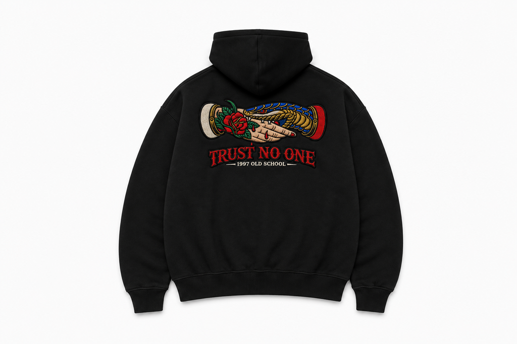 Trust no One+Embroidery