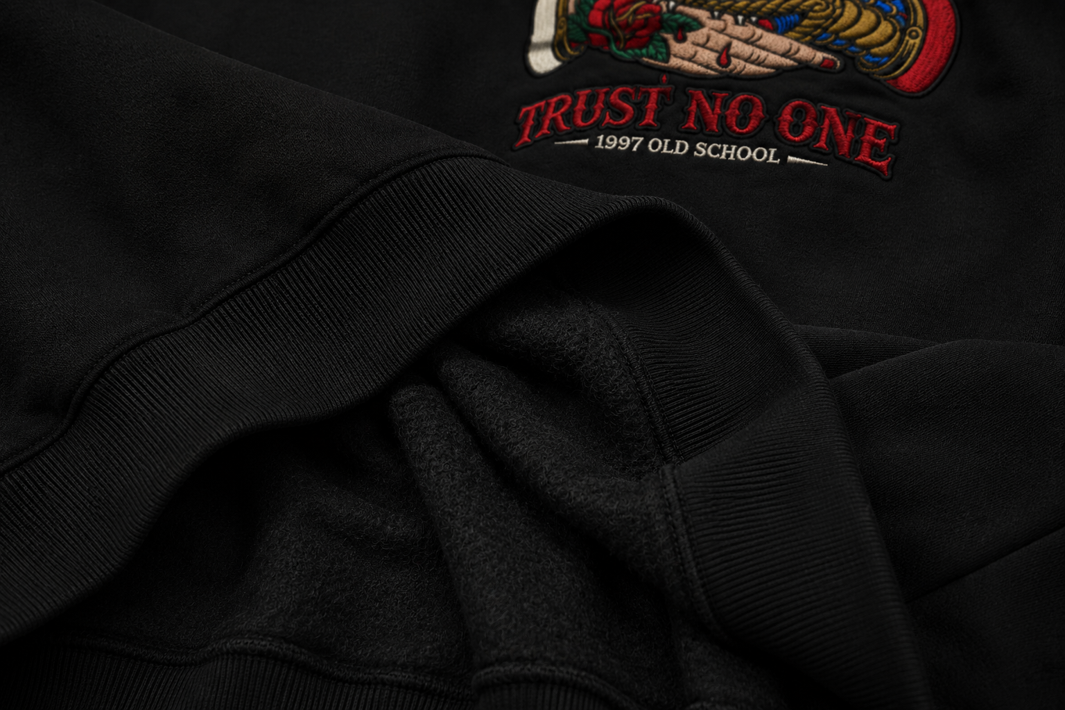 Trust no One+Embroidery