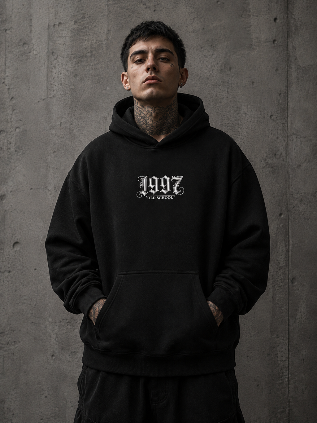 Hoodie Panter+Embroidery