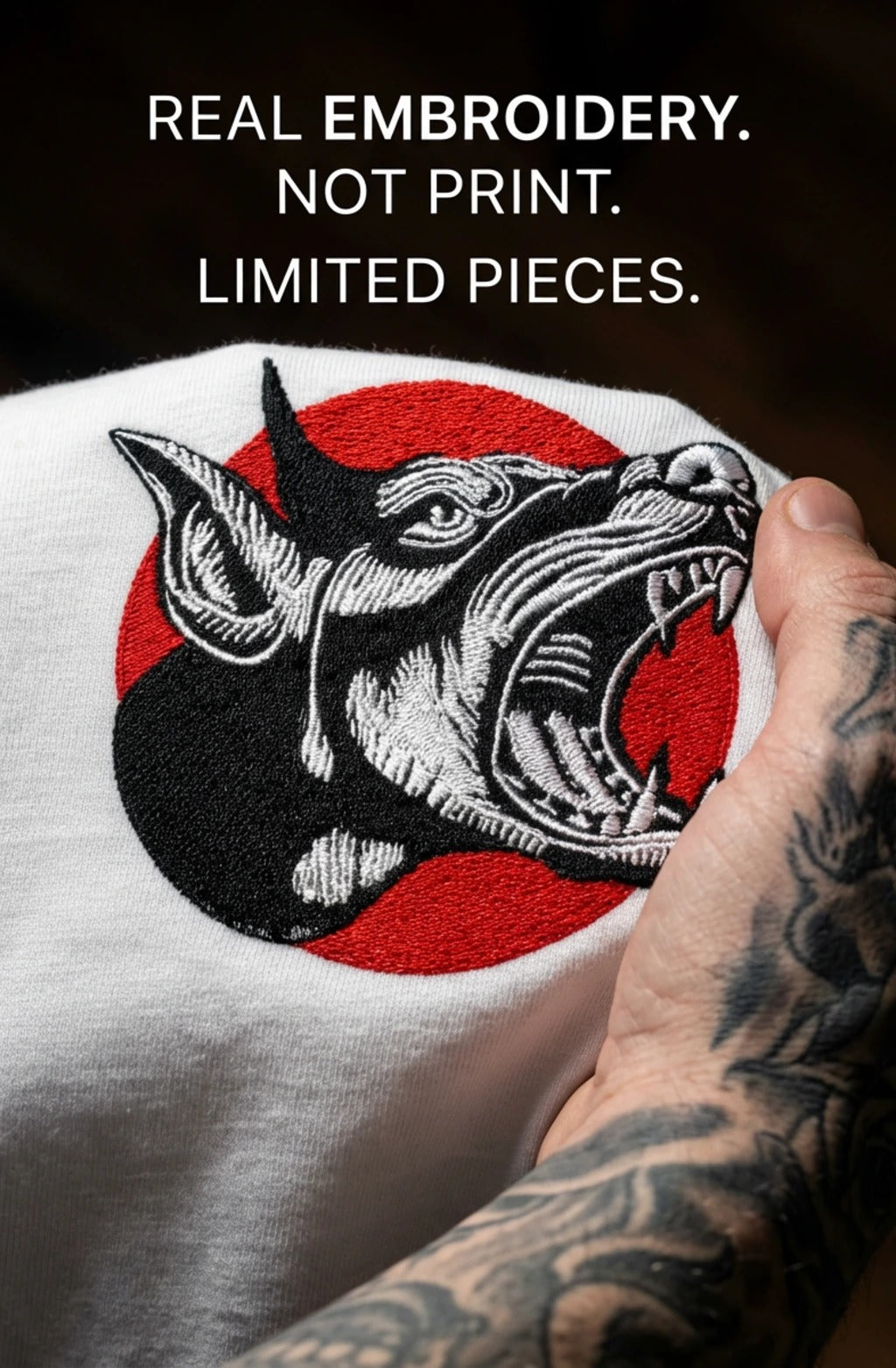 Doberman-Slim Fit + Embroidery