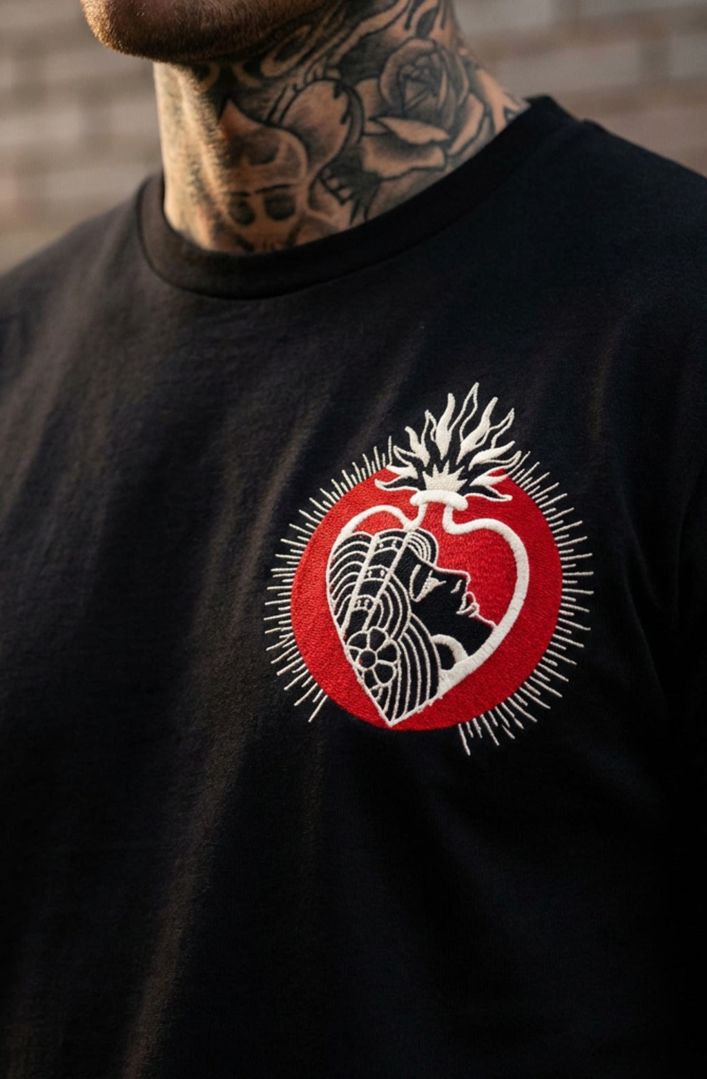 Sacred Herz-Slim Fit+Embroidery